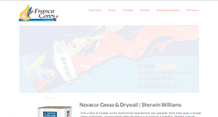 Desktop Screenshot of francacores.com.br